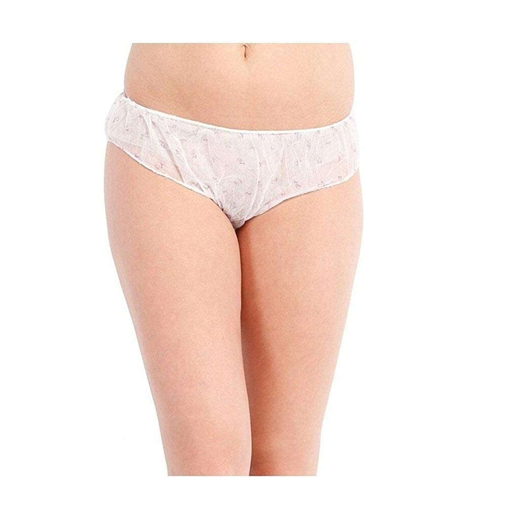 GLAMORAS Women Polypropylene Disposable Panties for Travelling/Spa/Surgery/Periods (Pack of 12 Disposable Panties), Size M-2XL GLAMORAS Women Polypropylene Disposable Panties for Travelling/Spa/Surgery/Periods (Pack of 12 Disposable Panties), Size M-2XL