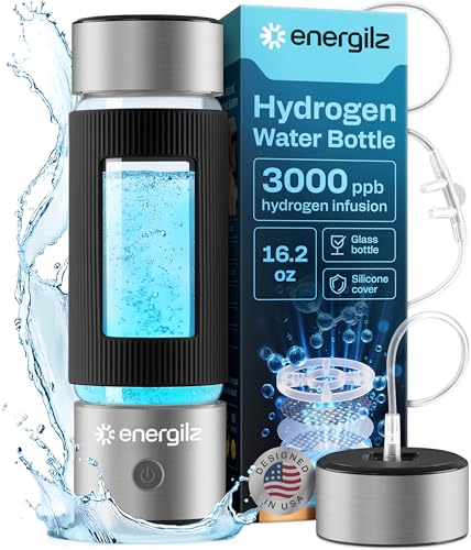 ENERGILZ Hydrogen Water Bottle | Large 16.2 oz...