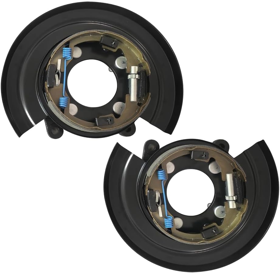 Pair Rear Passenger Driver Side Brake Backing Plate 926-272 926-273 for 2005-2012 F-250 F-350 F450 F-550