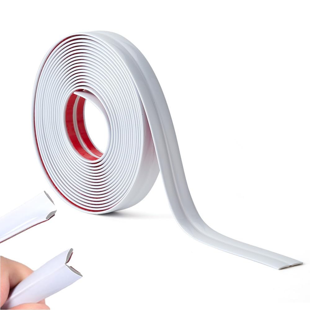 3M/10FT/2CM Inside & Outside Corner Trim Flexible Corner Angle Trim Self Adhesive Wall Corner Guard for Ceiling Wall and Tile Edges Windows Tables & Corners Peel and Stick Wall Molding Trim