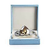 Oirlv Luxury Bracelet Gift Box Blue Leather Bangle Storage Box for Anniversary Birthday Jewellery Gift (Bracelet Box)