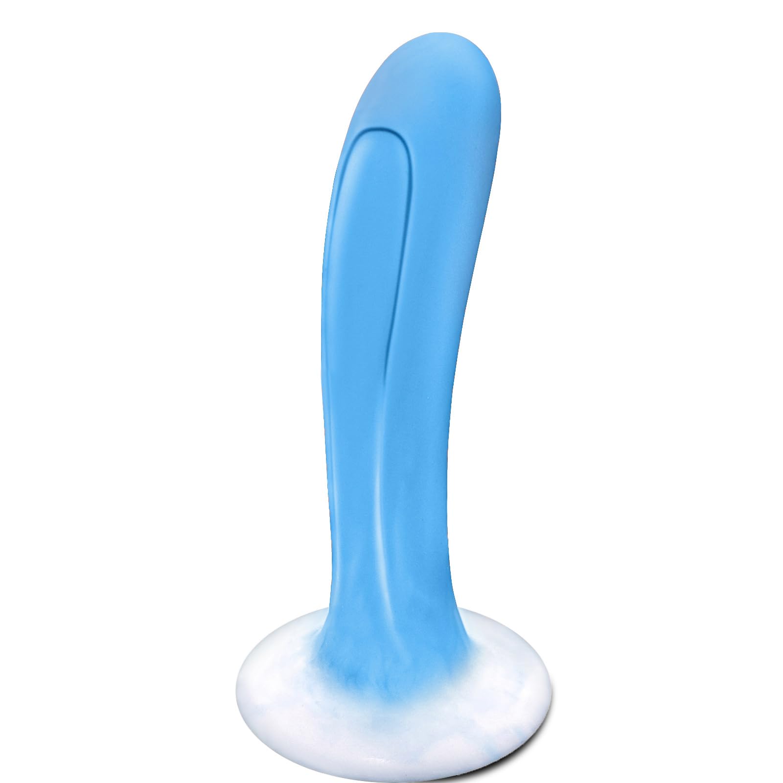 Anal Sex Toy Butt Plug Soft Skin-Like Liquid Silicone Anal Dildo Trainer for Comfortable Long-Term Wear Comfortable Curved