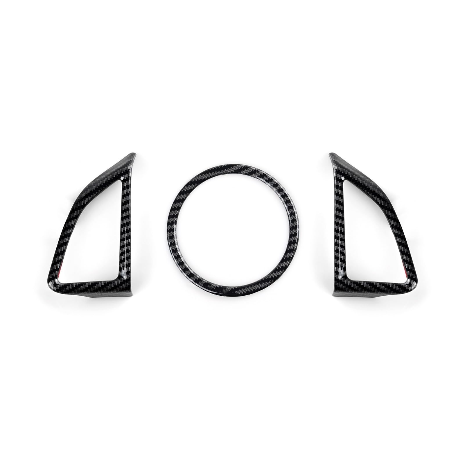 for Chevrolet for Camaro 2016-2024 Accessories Car Sticker ABS Carbon Fiber Decal Interior Trim Cover Car Interior Mouldings(3Piece)