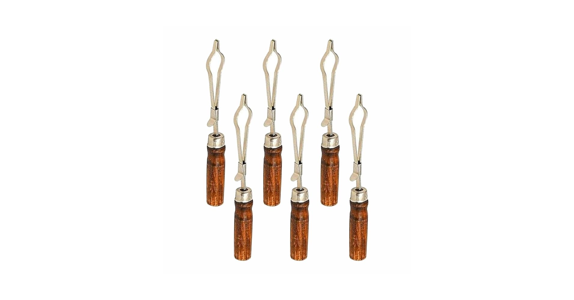 Wooden Test Tube Holder Set, Laboratory Clamps with Metal Grips, 6 Pack, for 15mm-25mm Test Tubes-image-16