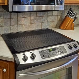 Parnoo Silikon-Herdmatte für Glasherdplatte (28x20)