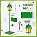 Novabright 3.3 ft Green Street Sign Lamp Post Large Wooden Lamp Post Centerpiece with Sign Card Street Party Supplies for Toy Decor Friend Birthday Party Decoration