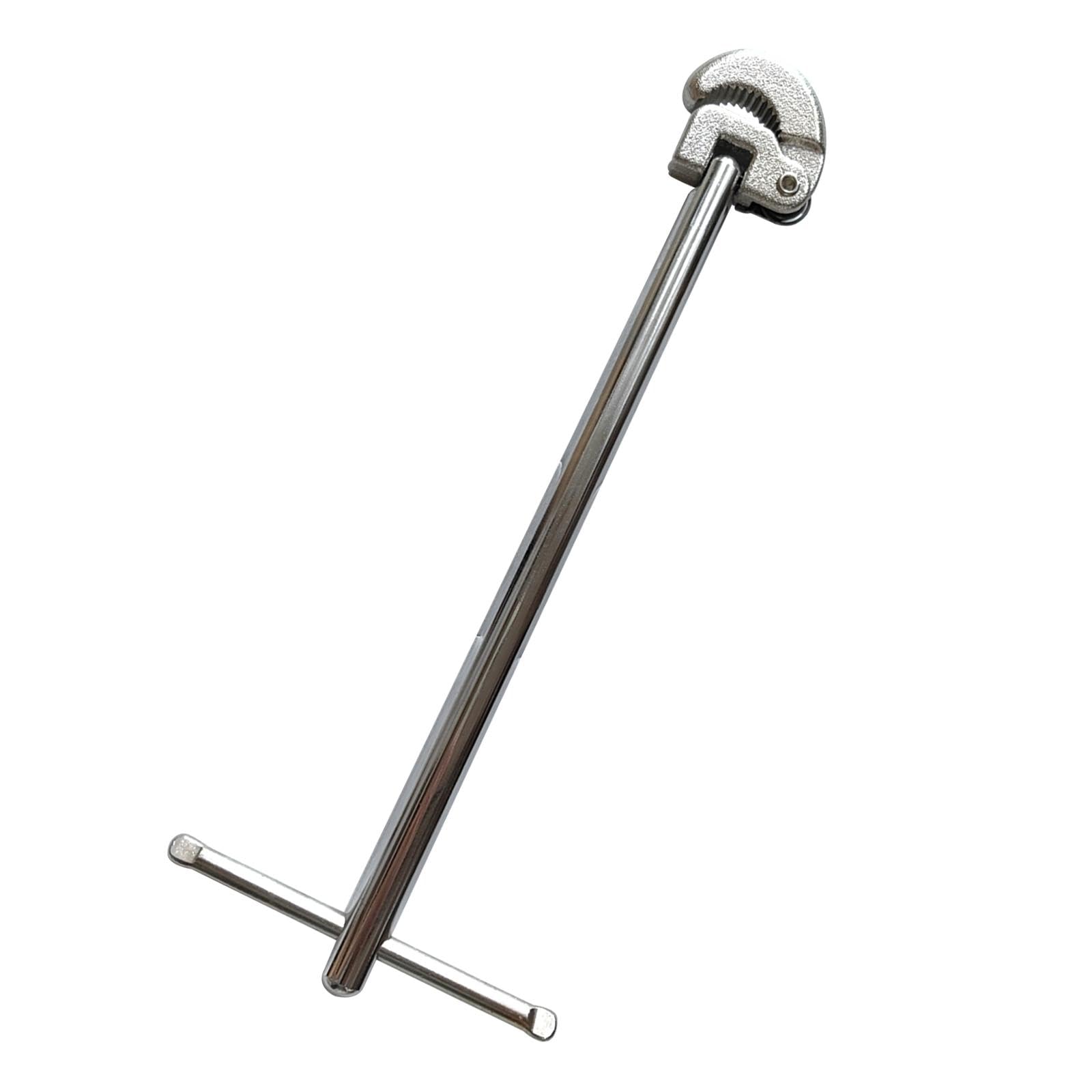 Skkwjege Silver, 29.8X11.4 Cm Basin Wrench Adjustable Hand Tool Under Sink Sink Faucet Wrench Tight Space Argent,