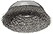 Weiler 13243 3" Crimped Wire Cup Brush, .014" Steel Fill, 3/8"-24 Unf NUT, Made in the USA