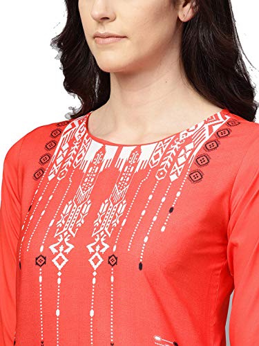Image of Vaamsi Women's Crepe A-Line Regular Kurta