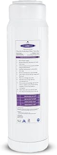 Crystal Quest Calcium GAC Fluoride Reduction Filter - Efficient Fluoride Removal or Reduction - Compact Design - Long-Lasting Capacity - 2-7/8” x 9-3/4”