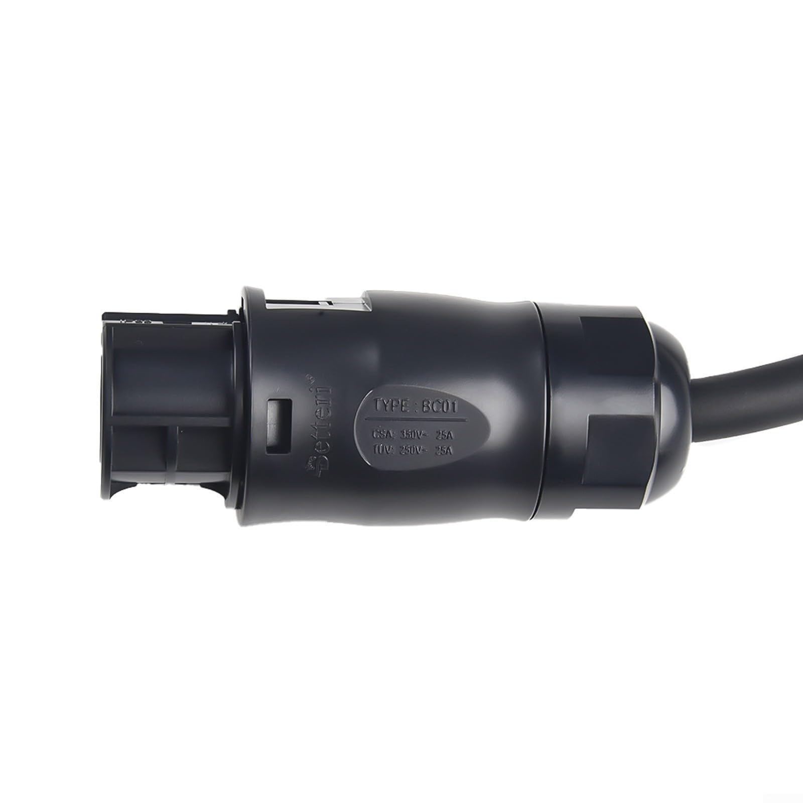 Cable de transferencia de alimentación de CA con interfaz hembra BC01 para inversor enlace de salida H07RN-F 3x1.5mm2 Conjunto de conductores aislados de goma para kits solares de balcón (10 metros)