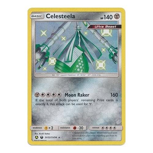 POKÉMON HIDDEN FATES SHINY VAULT SV32/SV94 CELESTEELA (HOLO)