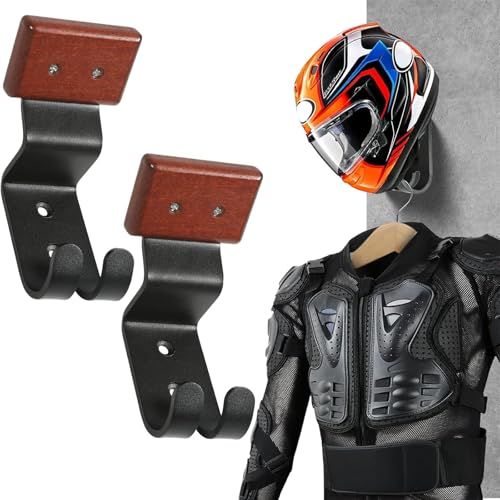 Étagère murale de casque moto robuste en acier pour hall d'exposition - 4