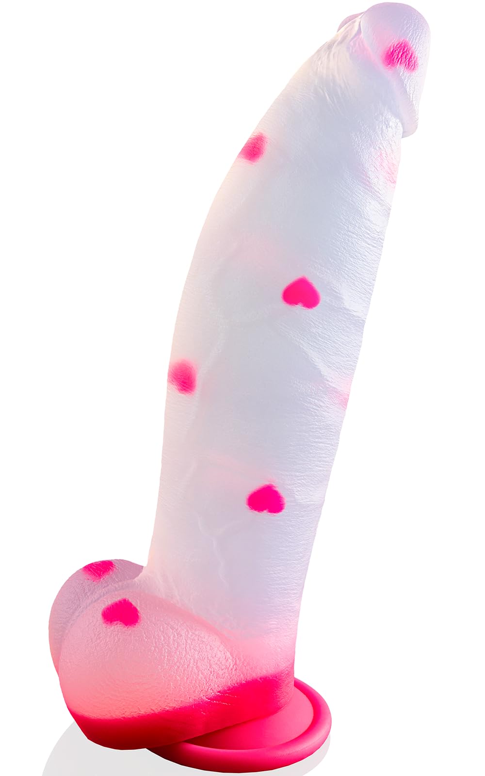 12 Huge Big Monster Fantasy Dildo - Thick Giant Pink Liquid Silicone Dildos Strap on Dildo with Suction