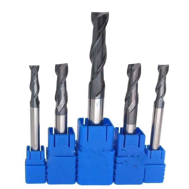 Verlängerung der Legierungsbeschichtung Wolfram -Stahlwerkzeug 100L HRC50 2F FACE MILL ENDMILLS TOP CNC Carbid -Fräser(8X100L)