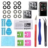 2 Sets PHONSUN Replacement Back Camera Lens Glass for Motorola Moto G Stylus (5G) 2021 XT2131 with Pre-Attached Adhesive Tape/Camera Lens Protector Film/Tool Kit/Installation Instruction