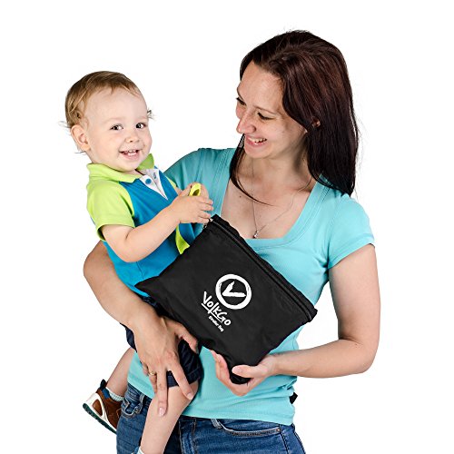 V Volkgo Gate Check Double Stroller Bag For Airplane Travel | Extra Large & Ultra Durable Cover | Padded Adjustable Backpack Shoulder Straps | Easy Carrying #TOP4