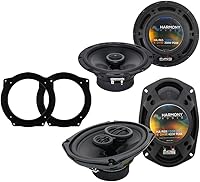 Vista 1 de Harmony Audio Compatible con Mini Cooper HA-R65 HA-R69 2002-06 Nuevo paquete de actualización de repuesto de altavoz de fábrica