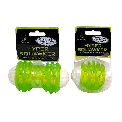 Hyper Pet Hyper Squawkers Dog Bone Durable Dog Toy Designed From Tpr And Nylon With An Enticing Giggle Noise #TOP4