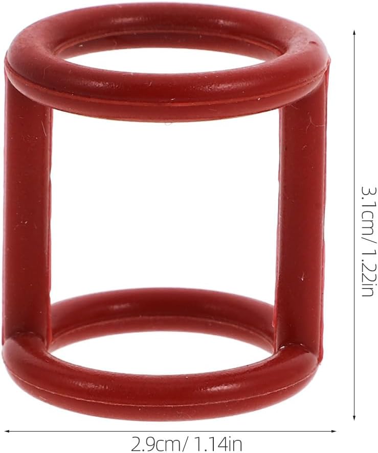 Ice Machine Seal Ring I-Shaped Silicone Gasket Replacement Compatible with Commercial and Home Ice Cream Makers Preventing Flavor Mixing Food Grade Seal