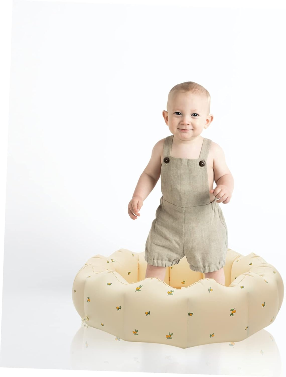 Funny Inflatable Pool Wear Resistant Plaything Petal Design for Indoor Outdoor Water Fun for Summer