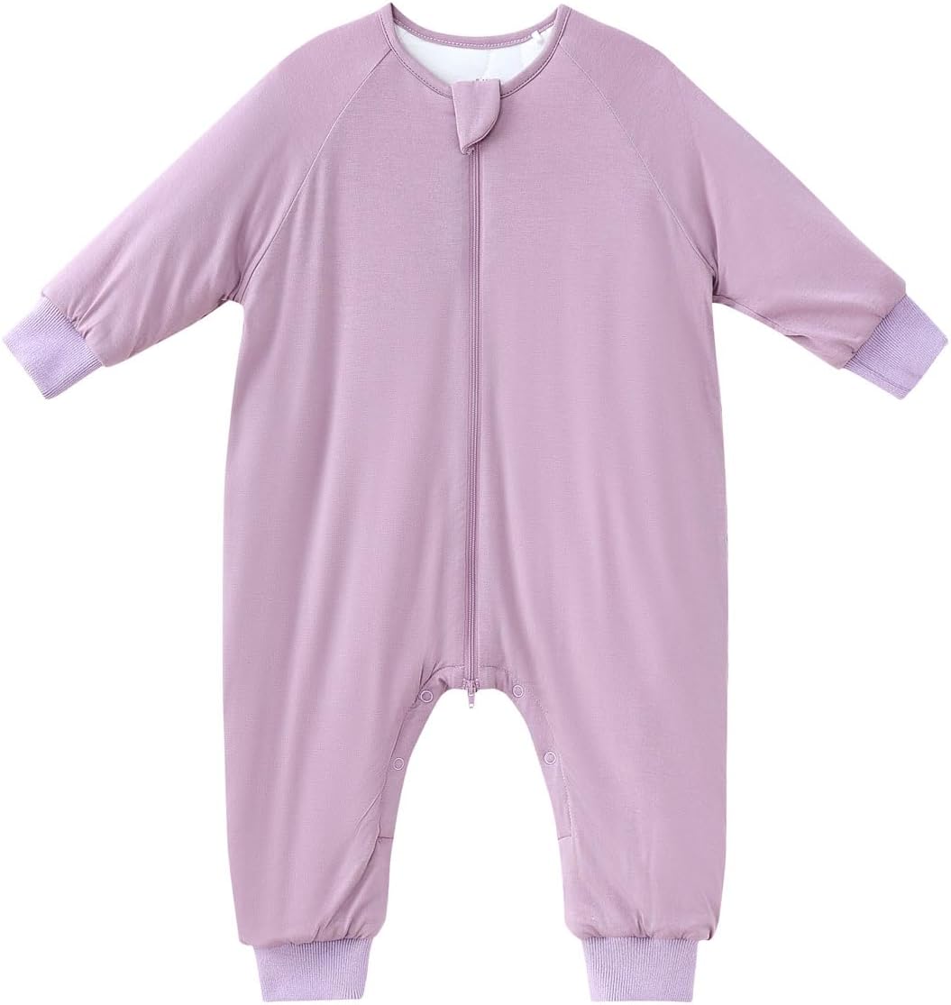 Unisex Baby Toddler Sleep Sack 1.0 TOG Viscose from Bamboo Sleeping Bag Infant Boys Girls Wearable Blankets with Legs