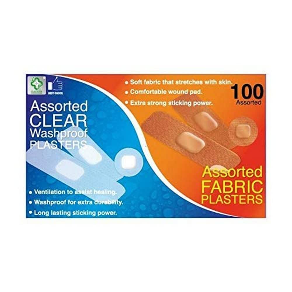 a & e plasters 100's Assorted