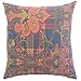 The Pillow Collection Magee Damascato Cuscino, Blu