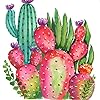 Bimkole 5D Diamond Painting Kits Cactus Potted Plant, DIY Diamant Schilderij Kit Full Ronde Boor Crystal Strass…