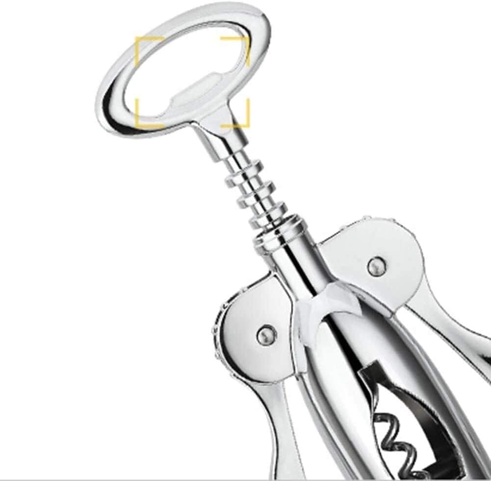 Multifunctional Corkscrew,Handheld Corkscrew,Multifunction Commercial Wine Opener Set Stainless Steel Red Wine Beer Bottle Opener Wing Corkscrew