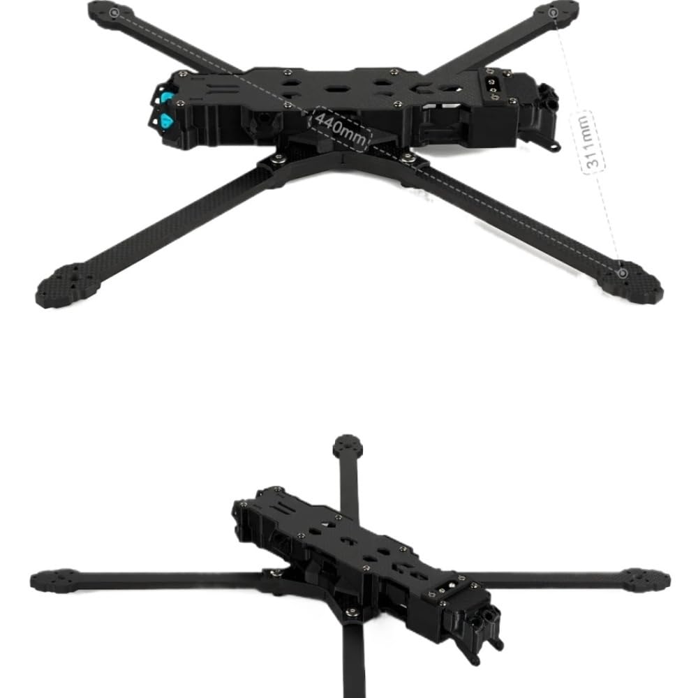 Marco De 10 Pulgadas Con Placas Laterales for Dron FPV De Carreras De Largo Alcance