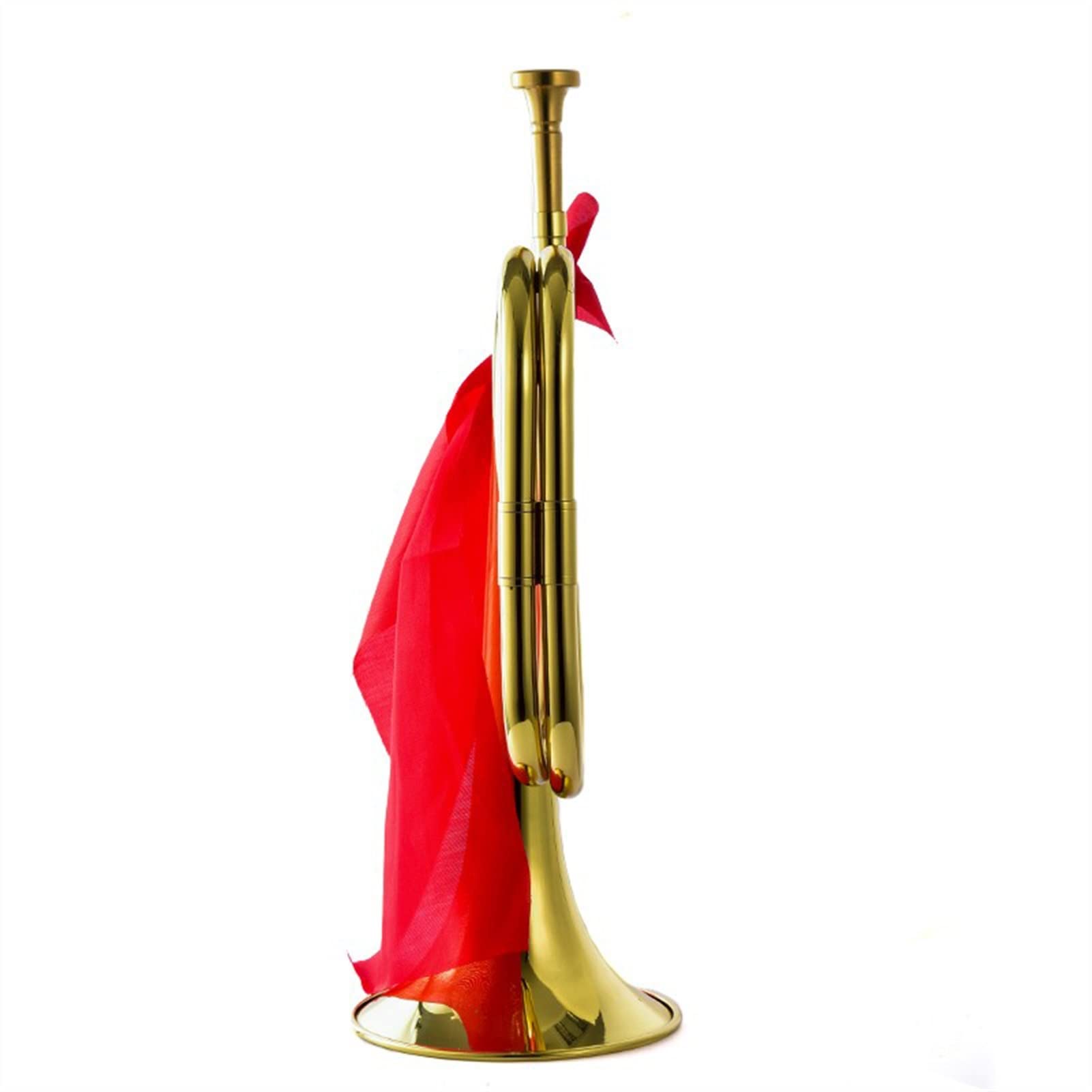 ZENGXUE Gran Paso De Asamblea De Emergencia Número Antiguo Banda De Cuerno Trompeta Exquisito Artesanía Instrumento Musical Bronce Cuerno Trompeta estudiantil