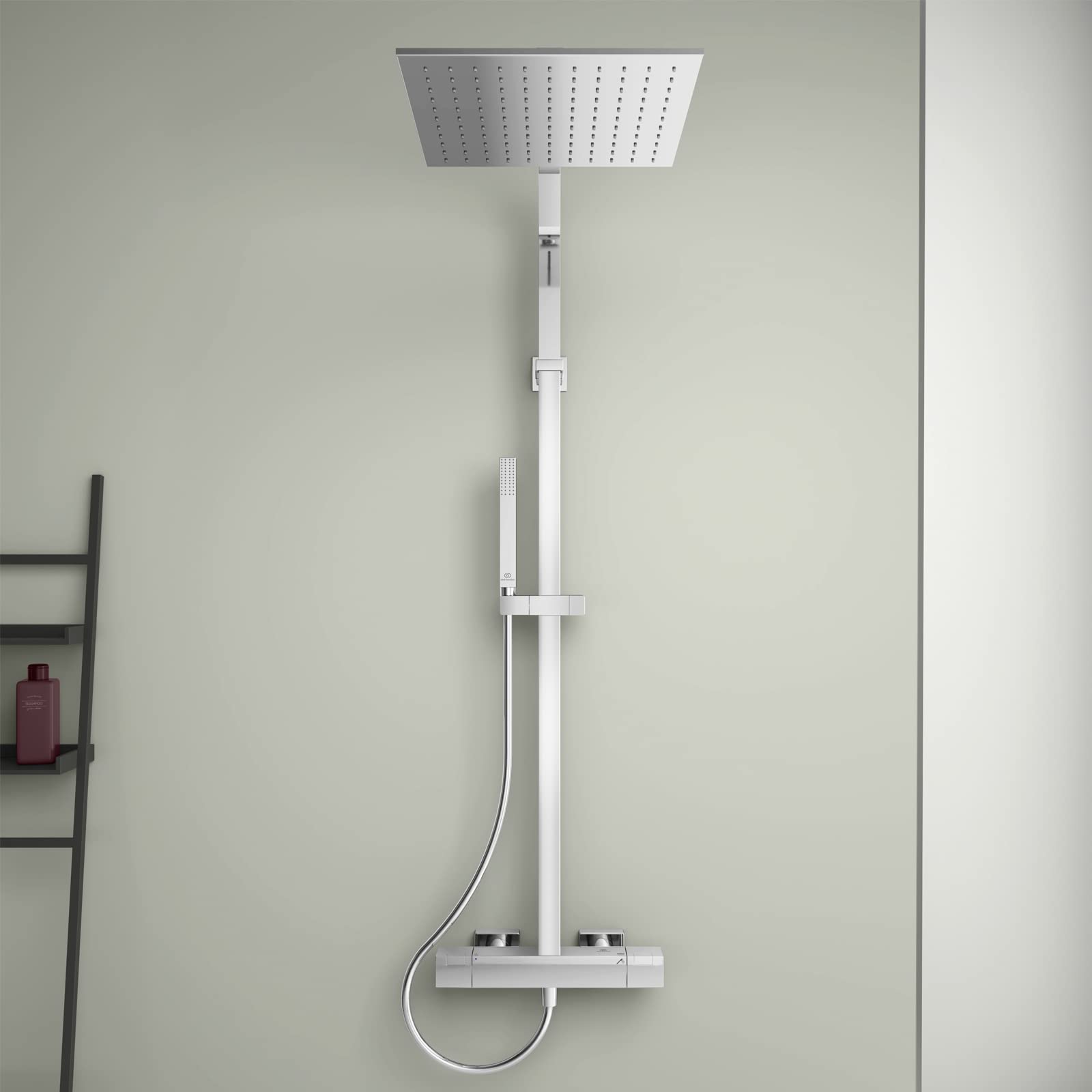 Ideal Standard - Ceratherm C100 Colonna doccia con termostatico esterno, Cromato