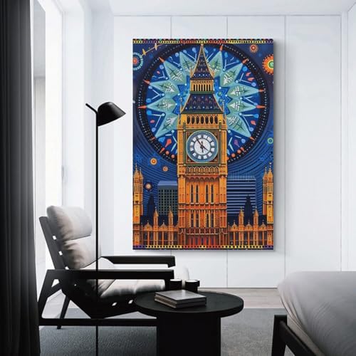 Toile Londres premium impression haute définition grand format 50x75 - 3