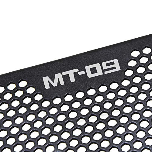MT09 Motorcycle Radiator Grille Guard Cover Aluminum Alloy Protector for Yamaha MT 09 MT09 MT-09 2017 2018 2019 MT-09 SP 2017-2019(BLACK) - Thumbnail 3