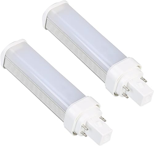 Miniatura 1 de Bombilla LED G24q de 7 W, blanco cálido 3000K PLC-13W 4 pines G24q-1 de repuesto de bombilla fluorescente compacta, paquete de balasto de derivación