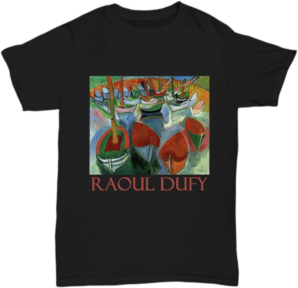Navamark Boats at Martigues (1908) by Raoul Dufy - Unisex Tee