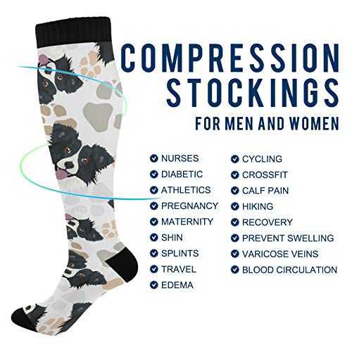 Image of Fisyme Socks for Women Men Warm Comfort Athletic Crew Running Hiking Cycling Compression Socks