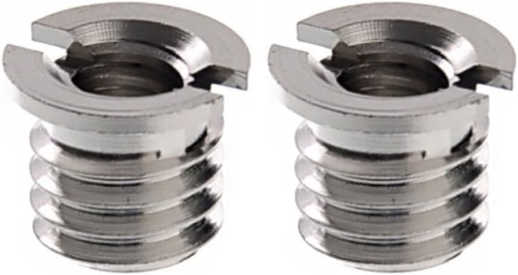 LABRIMP Camera Conversion Screw Nut Silver 1/4 Inch to 3/8 Inch 20pcs