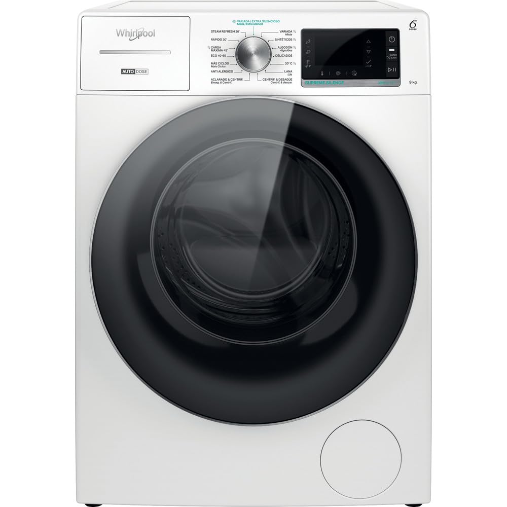 Whirlpool Lavadora cargo frontal de libre instalación W8 W946WR SPT
