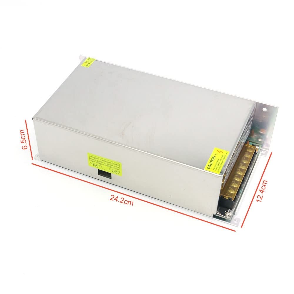 FuenteDe AlimentacióN Conmutada Fuente de alimentación de conmutación de voltaje de alta potencia 12V DC 600W DC Transformador Transformador de luz de la fuente de alimentación Fuentes De AlimentacióN