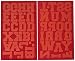 Dritz Iron-On Letters 1-1/2 Inch Athletic- Red