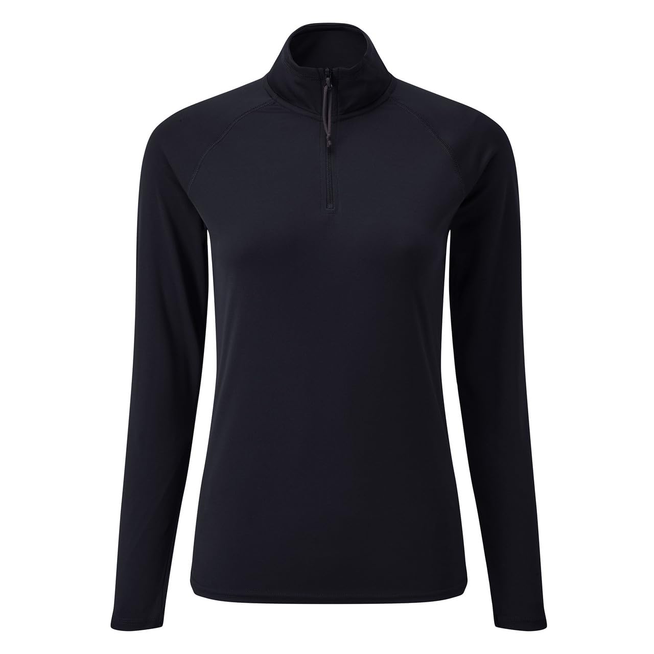 Gill Womens UV Tec Long Sleeve Zip T-Shirt - 50+ UV Sun Protection (Navy, 10)