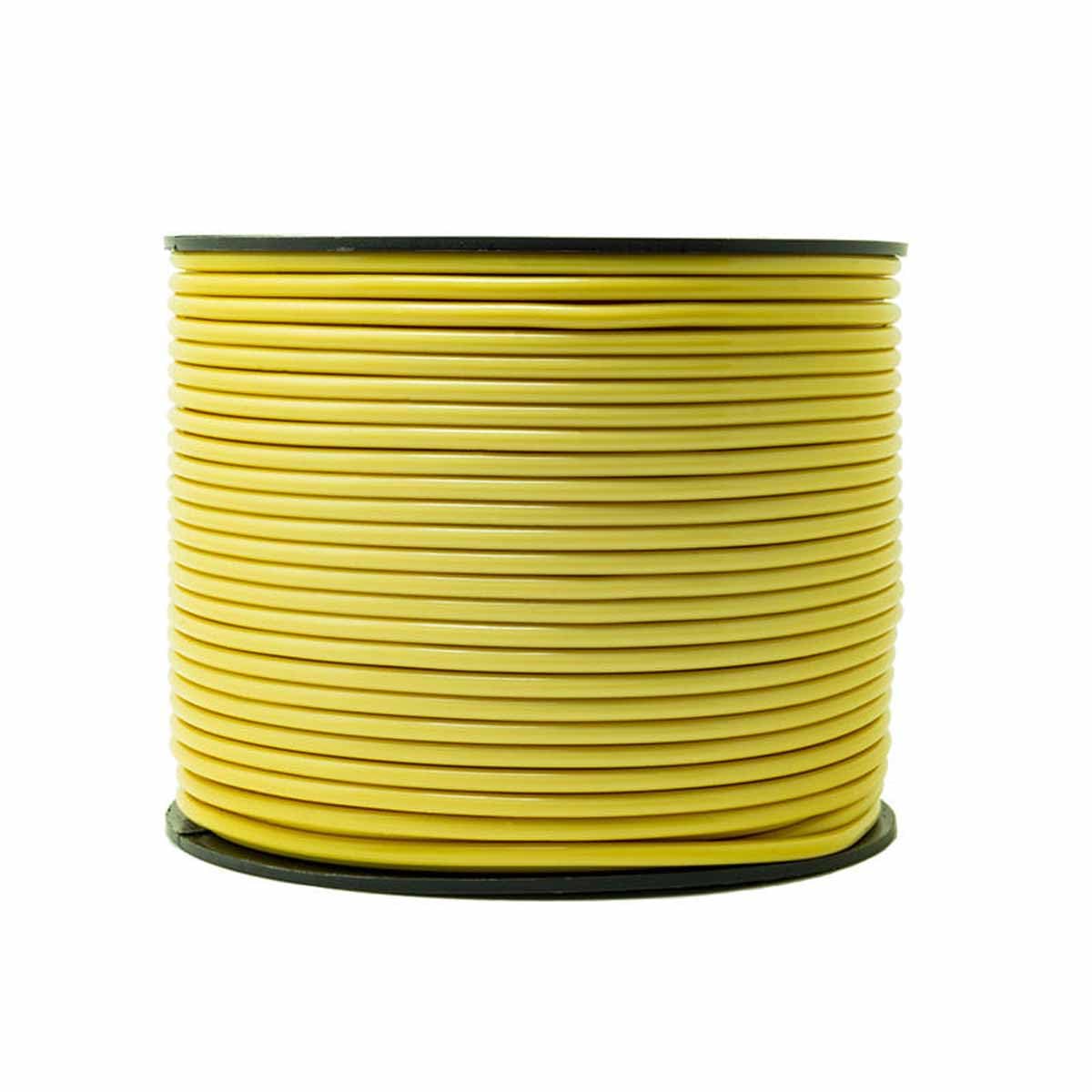 Alambre Varilla Redonda Soldadura Plastico 4mm 100m | Alambre de soldadura multicolor del PVC for la reparación, el artículo y la prenda impermeable del suelo(Lemon Yellow)