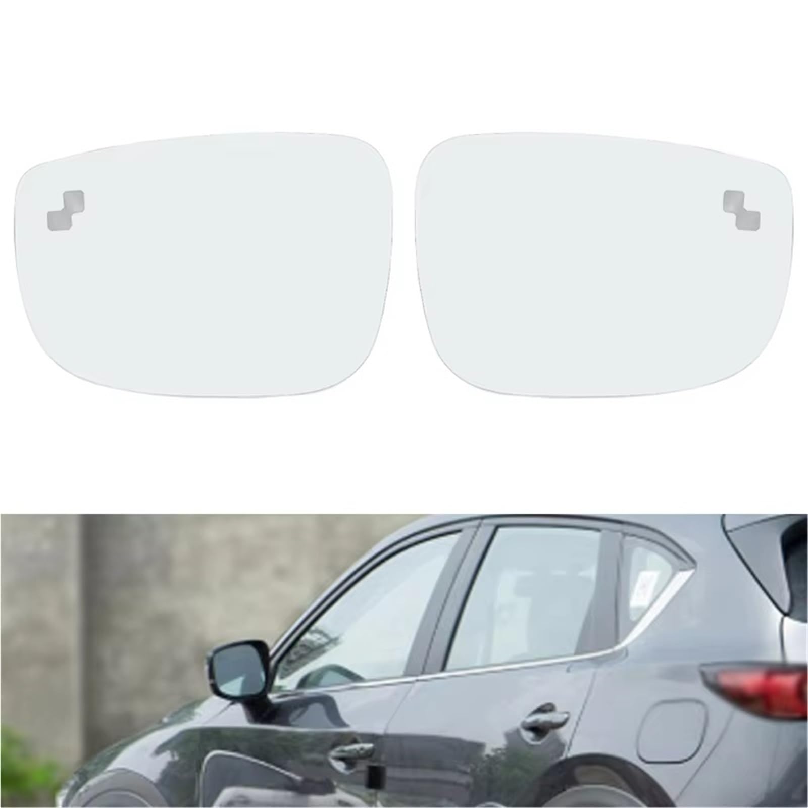 Vetro Specchietto Laterale Compatibile Con Mazda Per CX-5 CX-9 2017 2018-2023 Specchietto Retrovisore Con Accessori Riscaldati Per Punti Ciechi TK71691G7 TK71691G1