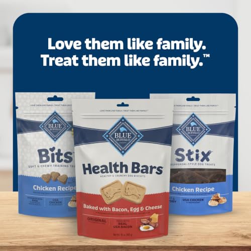 Blue Buffalo Health Bars Bacon Egg & Cheese Dog Biscuits, 16 oz - image 9