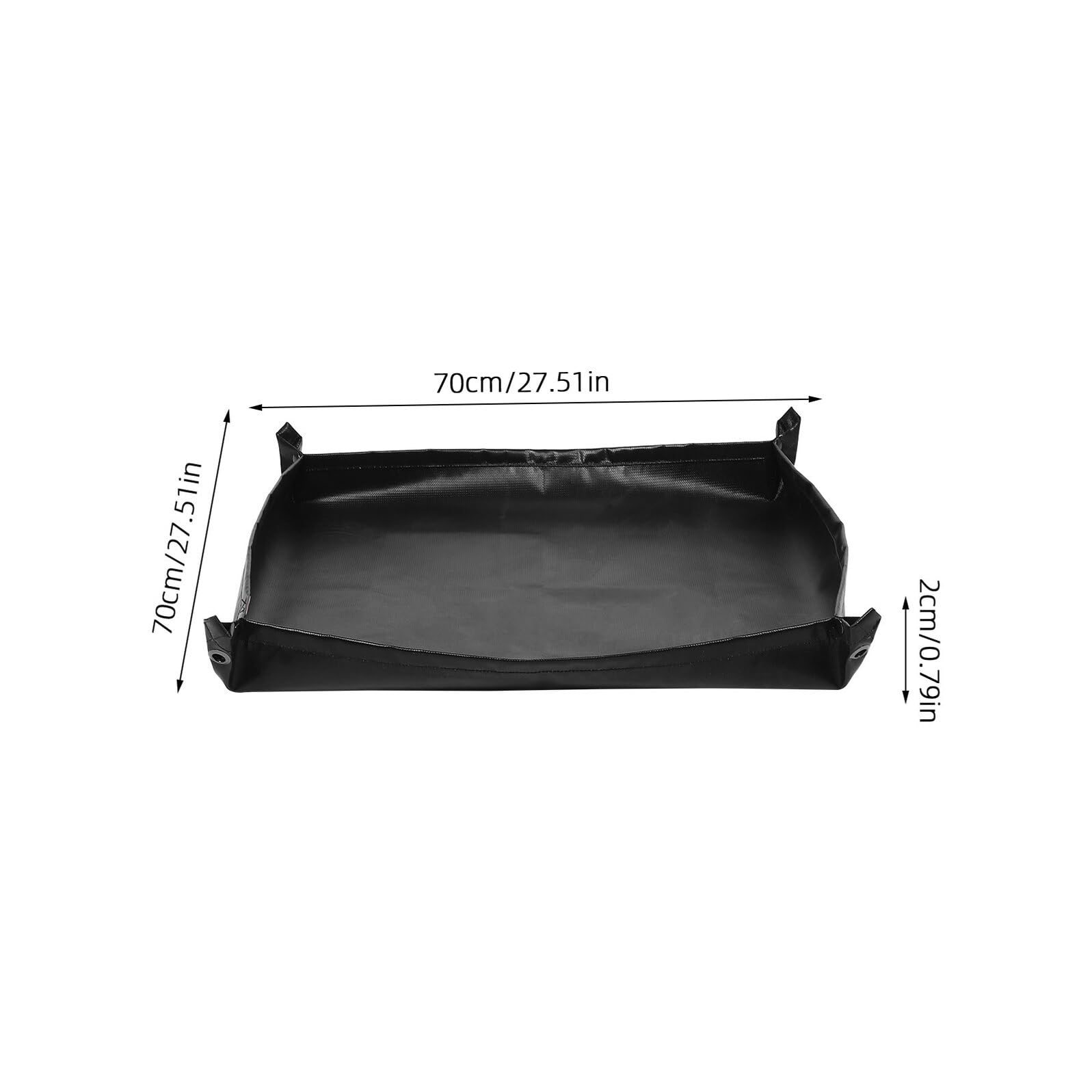 ifundom Alfombrilla Protectora para Barbacoa de 71x71cm, Silicona Negra | Ignífuga de Doble Cara, Fácil de Limpiar, para Camp Cookers y Grills, Uso Exterior en Bbq