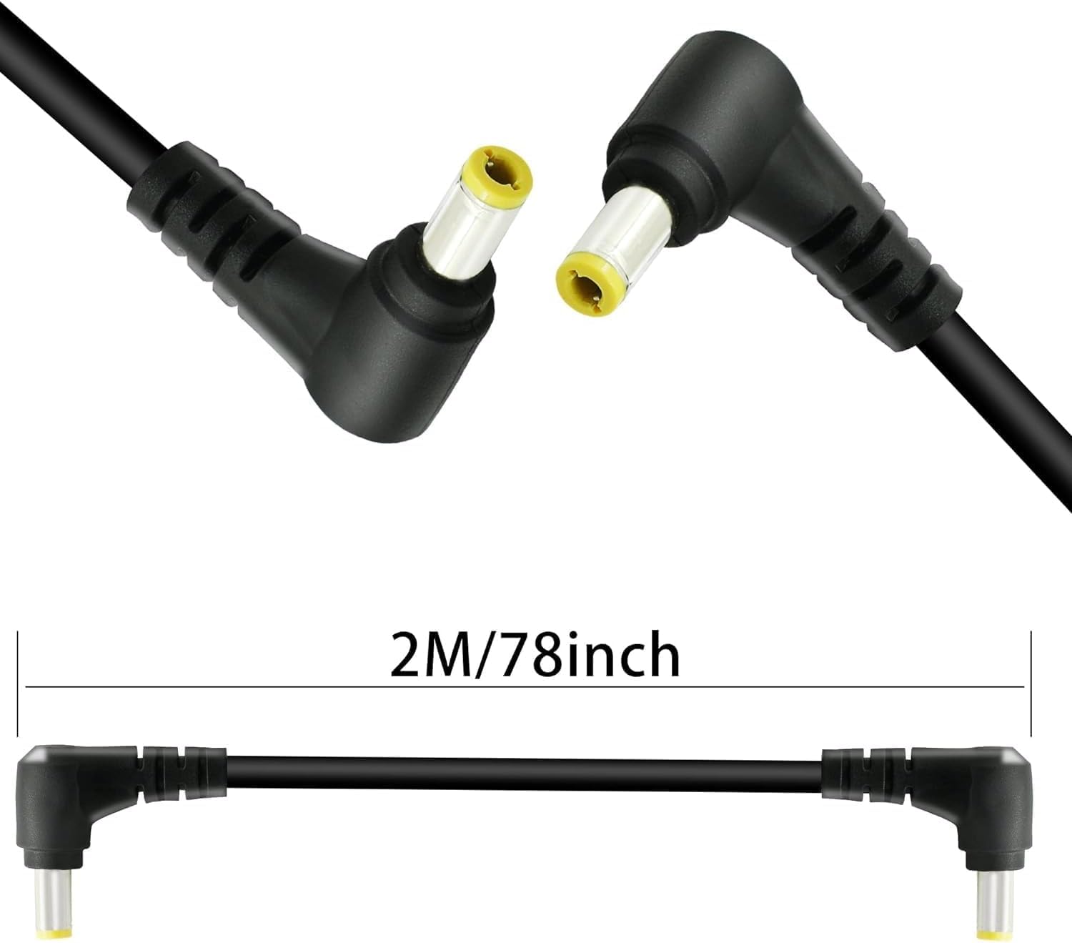 Cavi Prolunga DC5525 GINTOOYUN 2 Pezzi - Maschio A Femmina, 50cm, 22AWG, Per LED, CCTV, Monitor, Alimentazione 0-24V - Foto 8