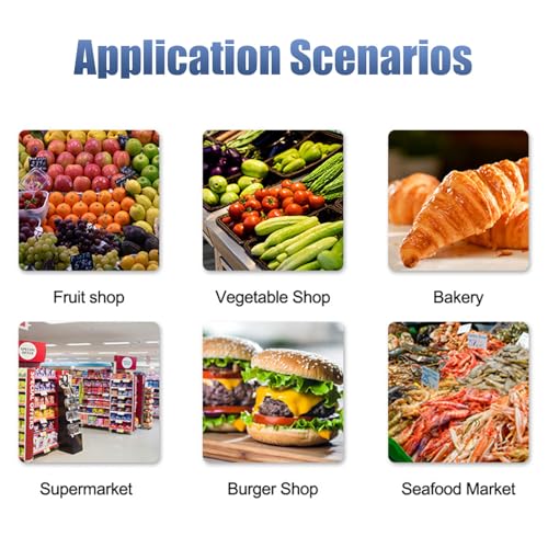 Báscula Comercial Digital con Impresión y Display Dual miniatura 7