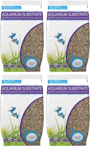 Image of Aqua Natural Prairie Sand 10lb Substrate for aquascaping, Aquariums, vivariums and terrariums (Pack of 4)